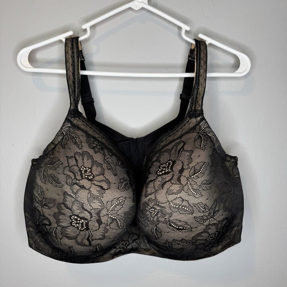 Cacique 42G A/O LL Bal Modern Lace Black Balconette